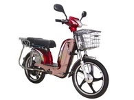 Bicicletă electrică tipică pentru încărcătură cu scaun lung